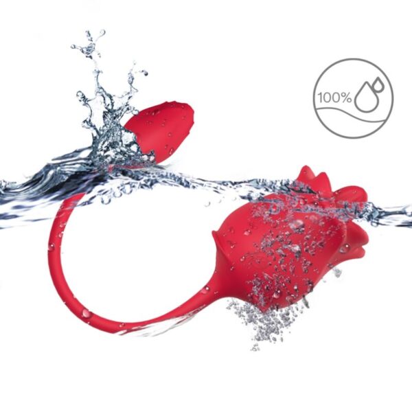 ARMONY - ESTIMULADOR E VIBRADOR ROSA COLA VERMELHO - Image 3