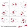 ARMONY - ESTIMULADOR E VIBRADOR ROSA COLA VERMELHO - Image 2