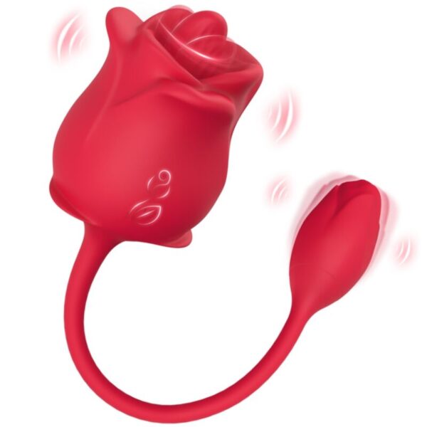 ARMONY - ESTIMULADOR E VIBRADOR ROSA COLA VERMELHO - Image 5