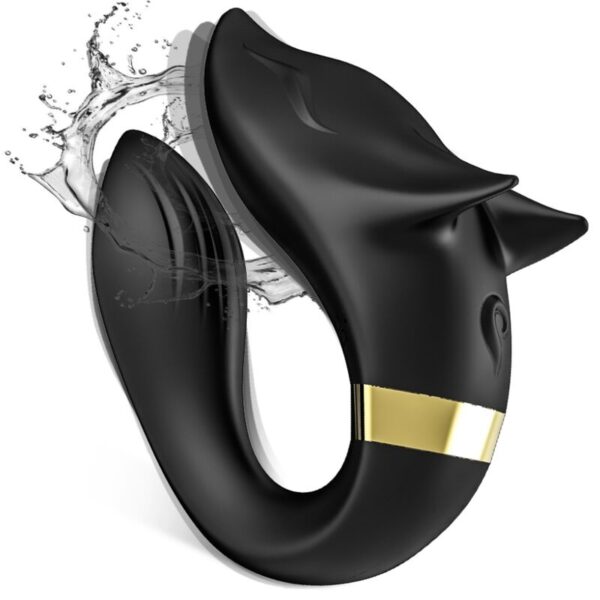 ARMONY - VIBRADOR FOX PARA CASAIS CONTROLE REMOTO PRETO - Image 2