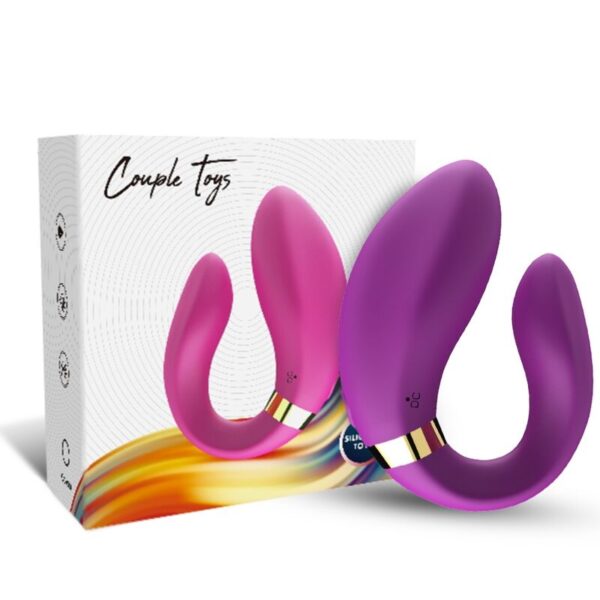 ARMONY - VIBRADOR CRESCENTE PARA CASAIS COM CONTROLE REMOTO ROXO - Image 4