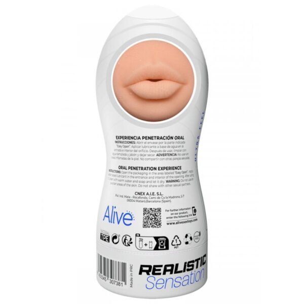 ALIVE - MAXI FLEX MASTURBADOR MASCULINO ORAL TAMANHO L - Image 4