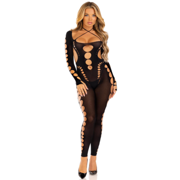 LEG AVENUE - BODYSTOCKING TOBILLO RECKLESS AZUL - Image 3