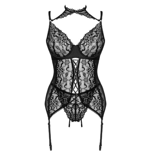 LIVCO CORSETTI FASHION - GIELLANDRA FOR THE SENSES COLLECTION CORSET + PANTY NEGRO - Image 3