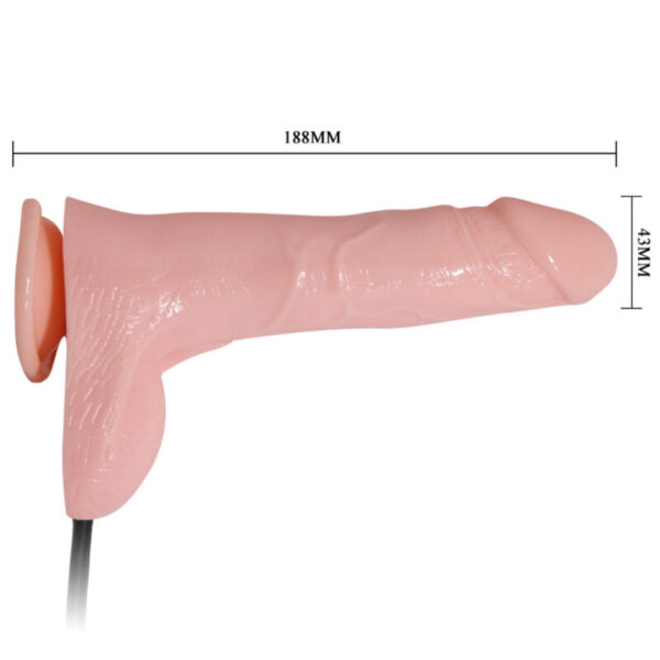 BAILE - DILDO REALISTA INFLÁVEL COM VENTOSA 15 CM - Image 3