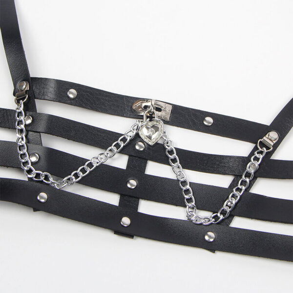 SUBBLIME - ARNÊS CORSET COM CORRENTE DETALHE TAMANHO ÚNICO - Image 4