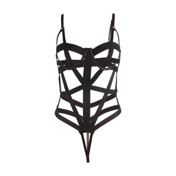 SUBBLIME - BODY SEXY CON RECORTES NEGRO S/M - Image 4