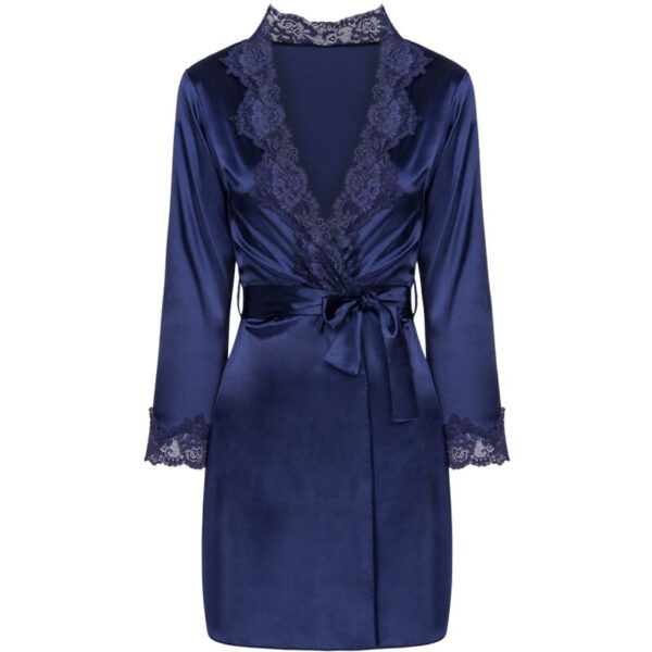 LIVCO CORSETTI FASHION - JACQUELINE LC 90249 ROUPO + CAMISA + CALCINHA AZUL MARINHO S/M - Image 5