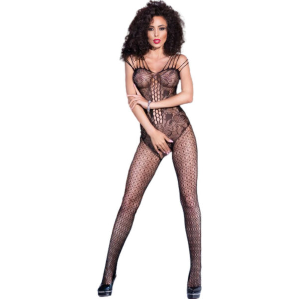 CHILIROSE - CR 4233 BODYSTOCKING PRETO S/M - Image 3