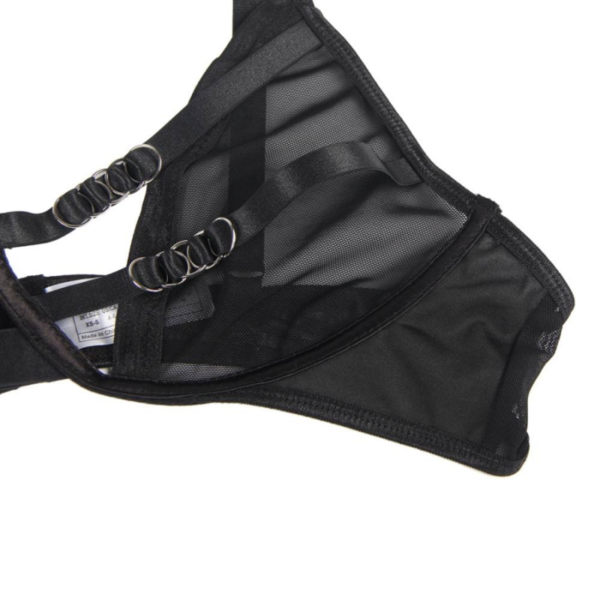 SUBBLIME - CONJUNTO DE DUAS PEÇAS DE SUTIÃ TRANSPARENTE E TIRAS S/M - Image 5