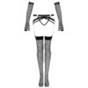 LIVCO CORSETTI FASHION - NEMALIA SET LIGUERO + MEDIAS + GUANTES NEGRO - Image 4
