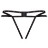 LIVCO CORSETTI FASHION - NOMADE TANGA CROTCHLESS NEGRO - Image 4