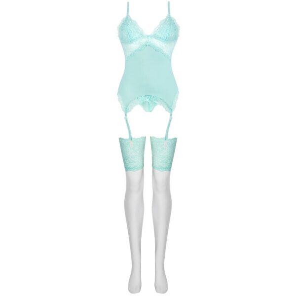 LIVCO CORSETTI FASHION - PERSINNE MIT EMPORIO SET CORSET + PANTY + MEDIAS - Image 3