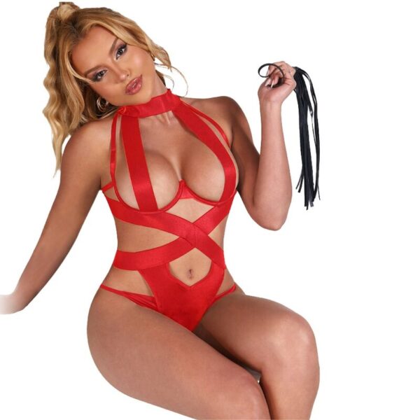 SUBBLIME - BODY HALTER SEXY CON ARNES ROJO S/M - Image 4