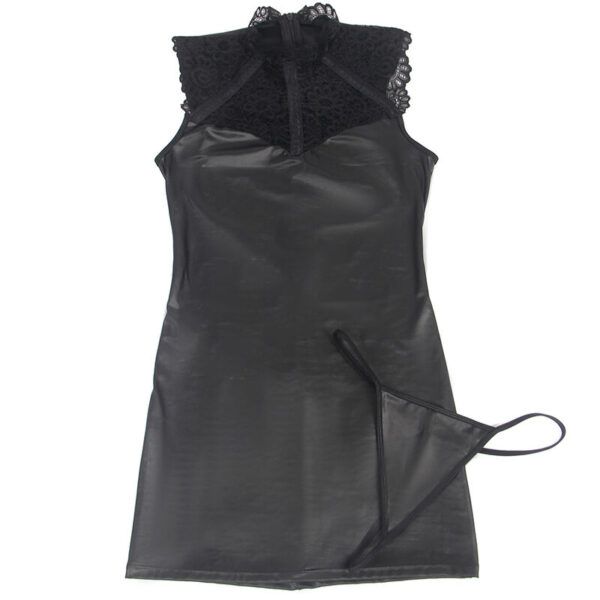 SUBBLIME - VESTIDO SEXY DE CUERO S/M - Image 4