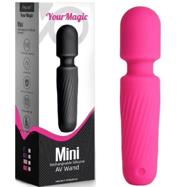ARMONY - YOUR MAGIC MASSAGER E VIBRADOR RECARREGÁVEL 10 VIBRAÇÕES ROSA - Image 4