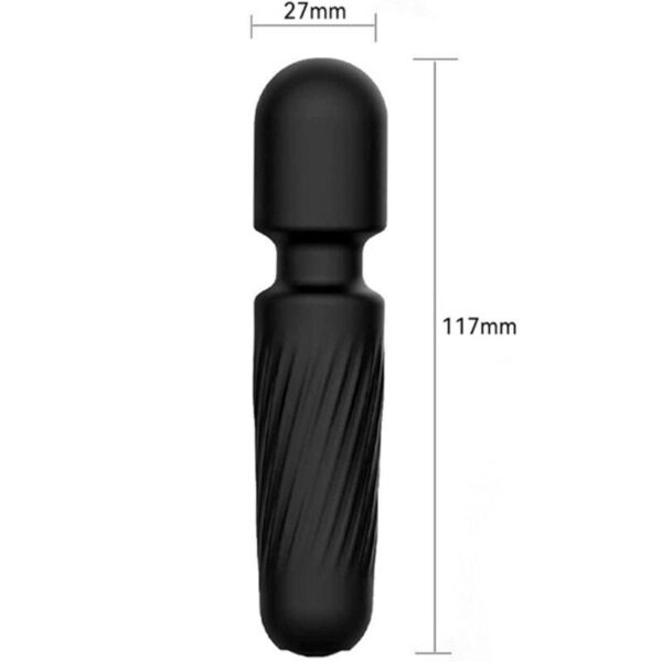ARMONY - YOUR MAGIC MASSAGER E VIBRADOR RECARREGÁVEL 10 VIBRAÇÕES PRETO - Image 5