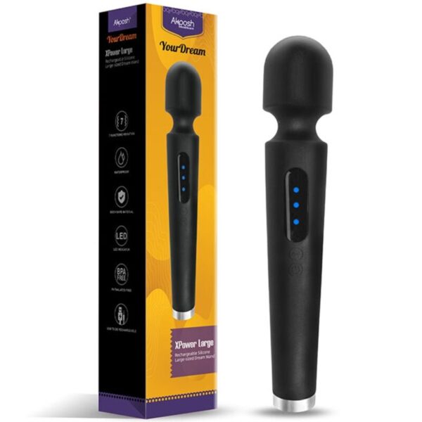 ARMONY - X POWER GRANDE MASSAGER E VIBRADOR 7 VIBRAÇÕES PRETO - Image 5