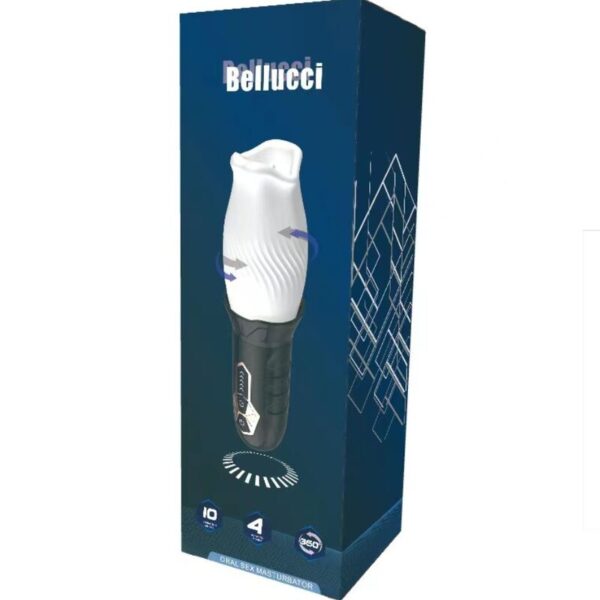 ARMONY - BELUCCI VIBRADOR MASTURBADOR ORAL BRANCO - Image 5