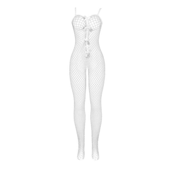 SUBBLIME - 951740 BODYSTOCKING BRANCO REDE DE ARRASTO SEM FUNDO COM LAOS TAMANHO ÚNICO - Image 5