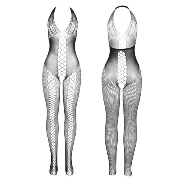 SUBBLIME - 951832 BODYSTOCKING COM COSTAS ABERTAS E DETALHES CRUZADOS PRETO TAMANHO ÚNICO - Image 3
