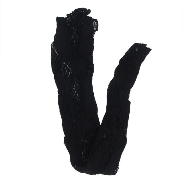 SUBBLIME - 952129 BODYSTOCKING DE REDE COM DESIGN DE VESTIDO E DETALHES FLORAIS PRETO TAMANHO ÚNICO - Image 5
