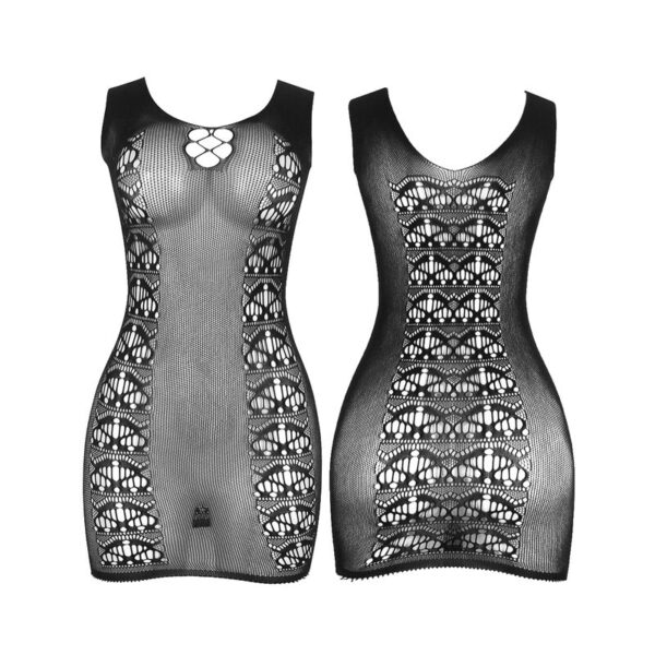 SUBBLIME - 952167 CURTO ELSTICO FISHNET VESTIDO PRETO TAMANHO ÚNICO - Image 4