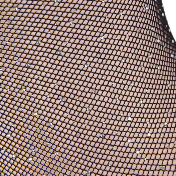 SUBBLIME - 952297 BODY DE REDE ARRASTADORA BRILHANTE COM OMBROS DE FORA MANGA LONGA PRETO TAMANHO ÚNICO - Image 4