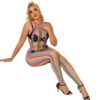 SUBBLIME - 952358 RAINBOW HALTER NECK FISHNET VESTIDO TAMANHO ÚNICO - Image 5