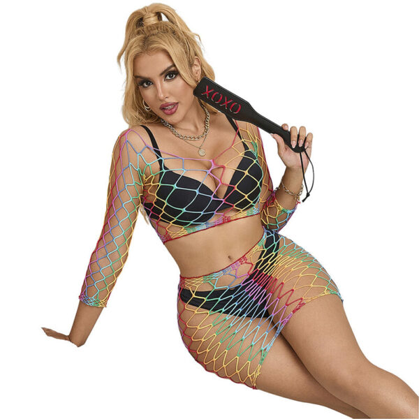 SUBBLIME - 952440 2 PEAS FISHNET CONJUNTO MANGA COMPRIDA ARCO-ÍRIS TAMANHO ÚNICO - Image 4