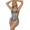 SUBBLIME - 952457 RAINBOW OMBRO A OMBRO SEM MANGAS FISHNET VESTIDO TAMANHO ÚNICO - Image 3