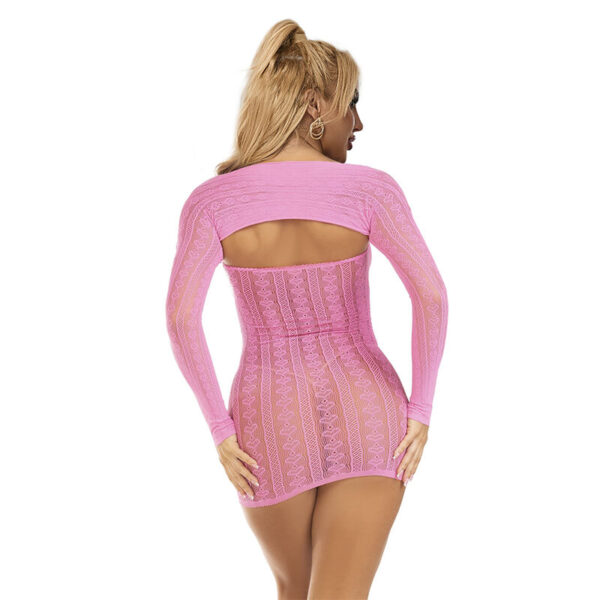 SUBBLIME - 952471 VESTIDO ROSA EM REDE TAMANHO ÚNICO - Image 2
