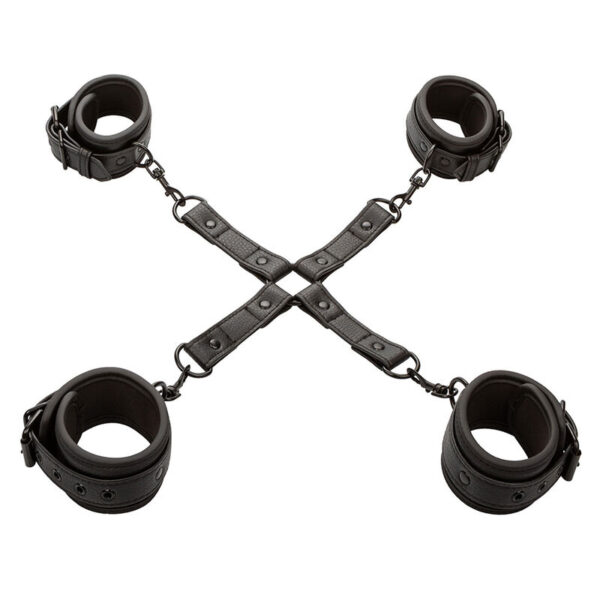 CALEXOTICS - NOCTURNAL CONECTOR HOG TIE CUERO AJUSTÁVEL PRETO - Image 2