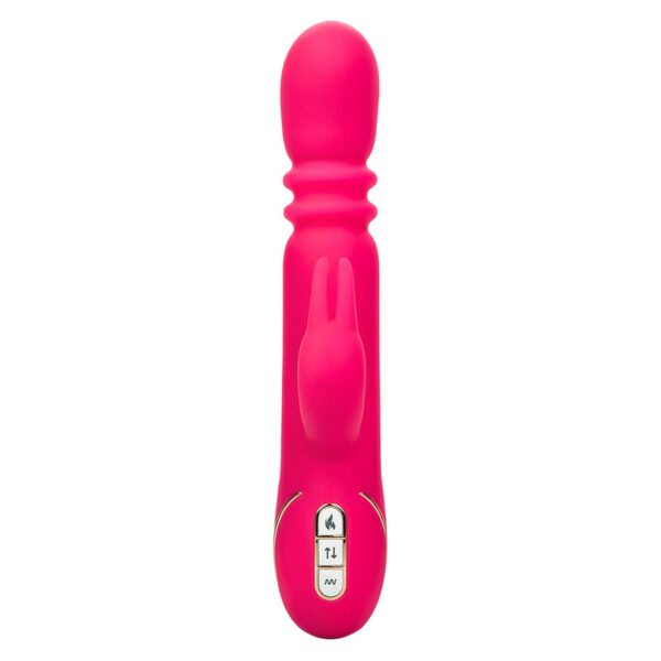 CALEXOTICS - JACK FANTASY VIBRADOR TRIPLO AQUECIDO COELHO ROSA - Image 4