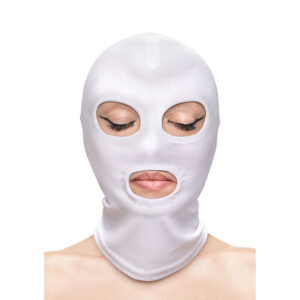 NS NOVELTIES - FETISH  FASHION OLHOS E BOCA CAPUZ NYLON BRANCO