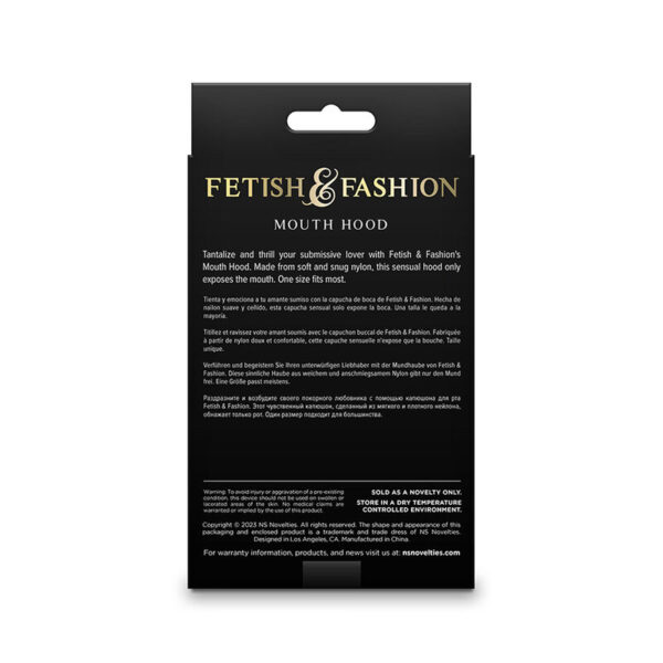 NS NOVELTIES - FETISH  FASHION BOCA CAPUZ NYLON BRANCO - Image 3