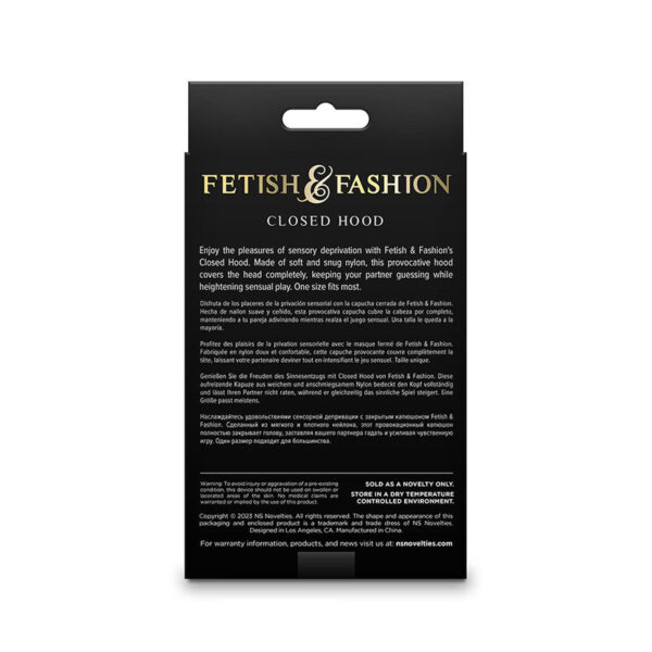 NS NOVELTIES - FETISH  FASHION CAPUZ FECHADO NYLON BRANCO - Image 3