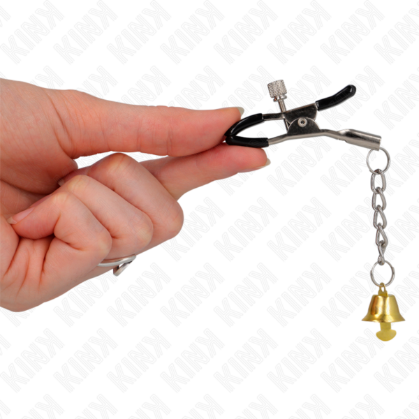 KINK - PINÇAS PINGENTE SINO DOURADO 6 CM - Image 4
