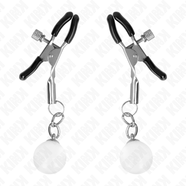 KINK - GRAMPOS DE BICO DE VIDRO PRATA 6 CM - Image 2