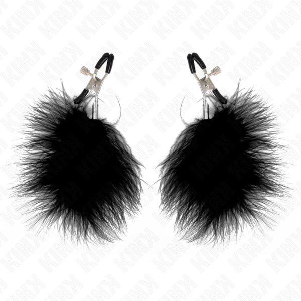 KINK - GRAMPO DE PENA PARA BICOS PRETO 7 CM - Image 2