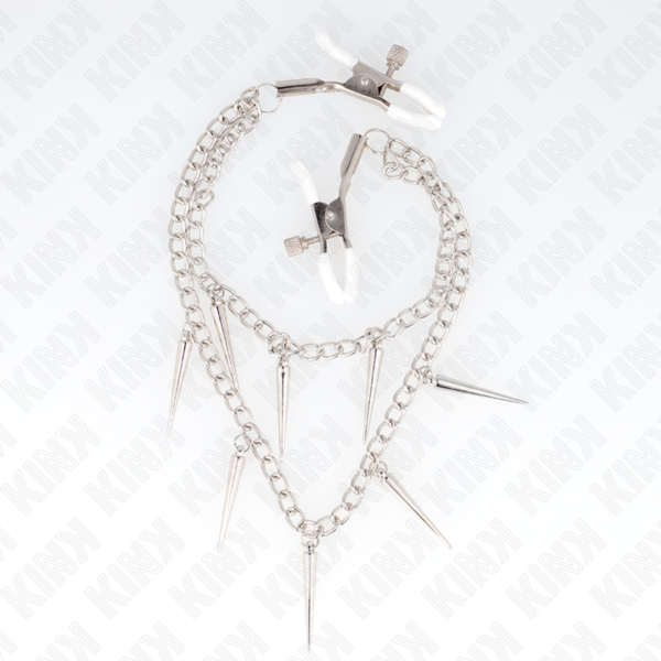 KINK - PINÇAS PARA BICOS COM CORRENTES DE PONTOS 30 CM - Image 2
