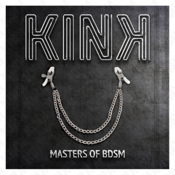 KINK - PINÇAS PARA BICOS COM 2 CORRENTES FINAS PRATA 20/23 CM - Image 5