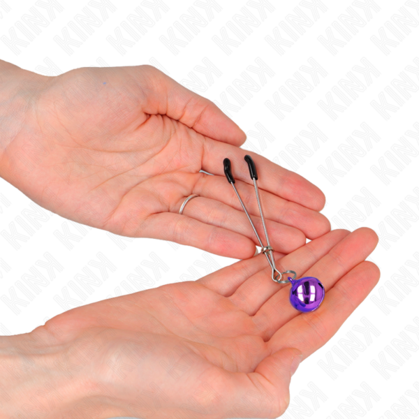 KINK - PINÇAS DE BINO FINA ROXO 7 CM - Image 3