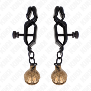 KINK - GRAMPOS DE BICO ESTILO BELL JAW PRETO 7 CM