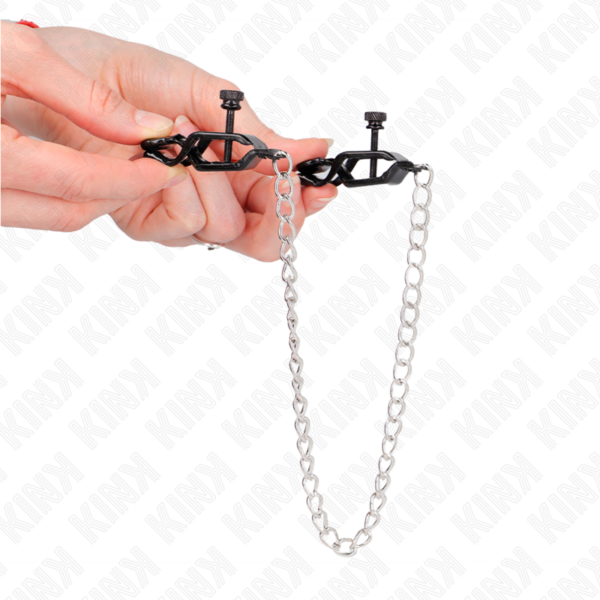 KINK - PINÇAS DE CORRENTE PLANA PRATA 30 CM - Image 4