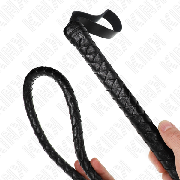 KINK - CHICOTE DE SERPENTE PRETO LONGO 210 CM - Image 4