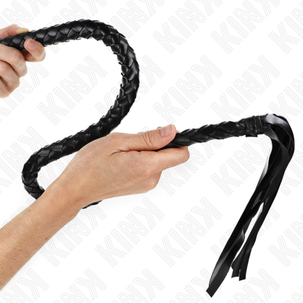 KINK - CHICOTE DE SERPENTE COM ANEL DE MÃO PRETO 65 CM - Image 2