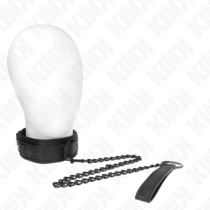 KINK - COLAR DE NEOPRENE BONDAGE MODELO 2 COM CINTO 78 CM AJUSTÁVEL 37,5 X 49,5 CM