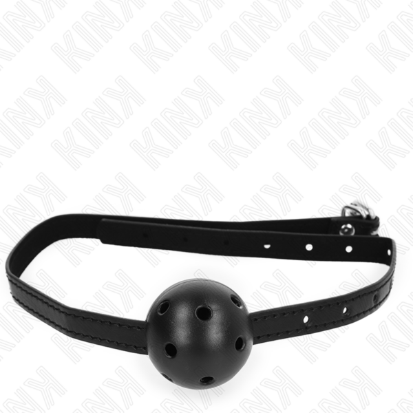 KINK - BOLA RESPIRÁVEL PRETA SIMPLICITY 4,5 CM MORDAÇA 62 x 1,5 CM - Image 3