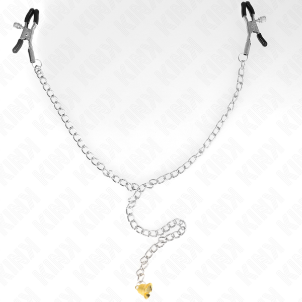 KINK - PINÇAS DE CORRENTE COM PINGENTE DE CHIFRE 30 CM - Image 4